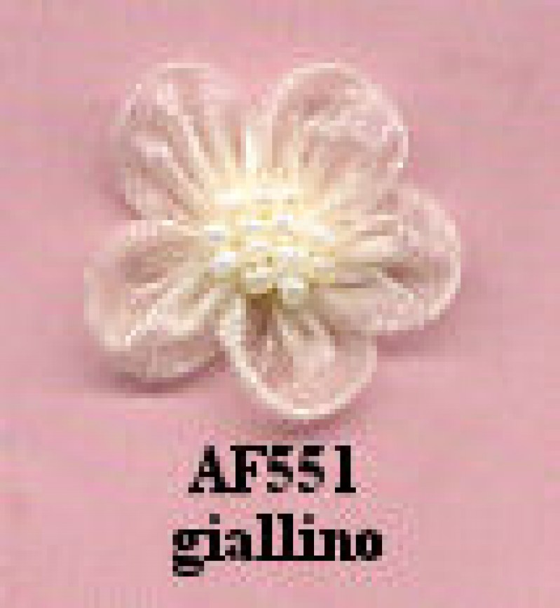 APPL.FIORE ORGANZA C/PERLINE PZ.25