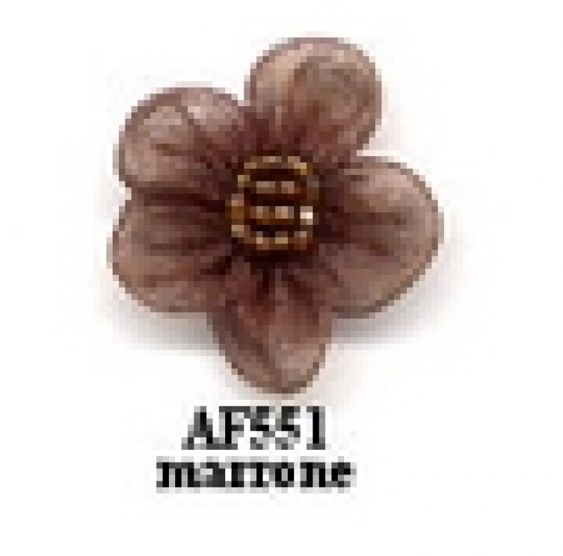 APPL.FIORE ORGANZA C/PERLINE PZ.25