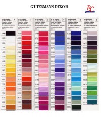 Cartella Colori Filo Dekor Gutermann