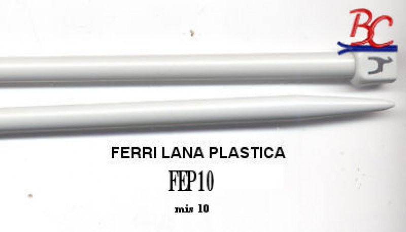 FERRI PLASTICA 10 CM40 CP10