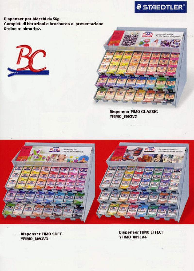 Display contenete 24 colori in panetti da 56g.. 240 pz.